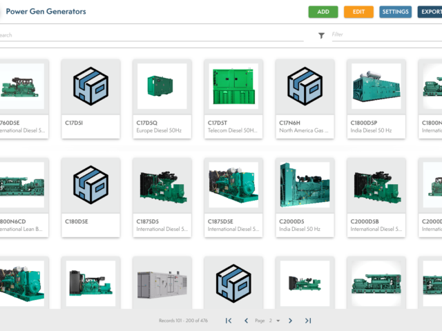 Product information management system in the lumavate platform